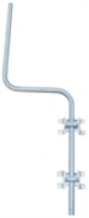 SKU: AE3901S/  Short Steel Cranked Satellite 'Swan' Mast with brackets
