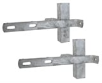 SKU: AE4051G/  Pair Double Chimney Brackets GALVANISED